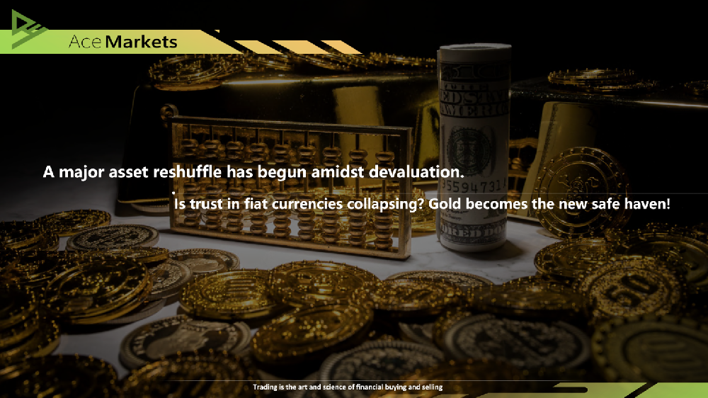 貶值交易下資產「大洗牌」 開啟，法定貨幣信任崩塌？黃金成新避險錨！